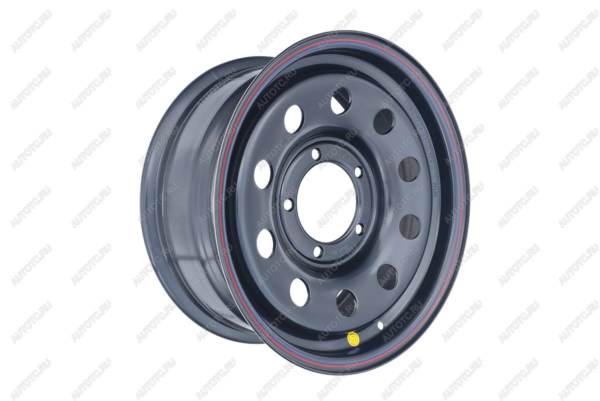 6 279 р. Диск усиленный УАЗ стальной черный 5x139,7 7xR16 d110 ET+25 OFF-ROAD Wheels 1670-53910bl-25x  с доставкой в г. Белгород