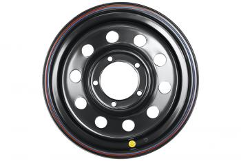 6 279 р. Диск усиленный УАЗ стальной черный 5x139,7 7xR16 d110 ET+30 OFF-ROAD Wheels 1670-53910bl-30  с доставкой в г. Белгород. Увеличить фотографию 2