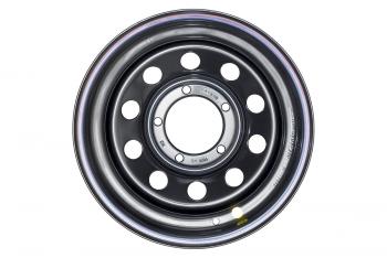 6 349 р. Диск усиленный УАЗ стальной черный 5x139,7 8xR15 d110 ET-24 OFF-ROAD Wheels 1580-53910bl-24  с доставкой в г. Белгород. Увеличить фотографию 2