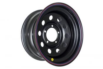 6 299 р. Диск усиленный УАЗ стальной черный 5x139,7 8xR16 d110 ET+15 OFF-ROAD Wheels 1680-53910bl-15  с доставкой в г. Белгород. Увеличить фотографию 1