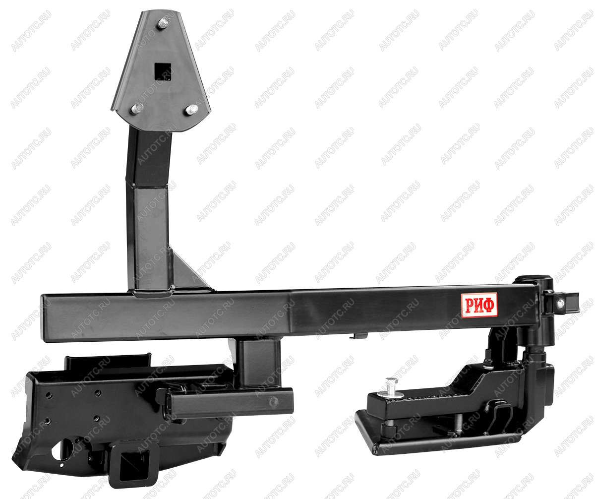 91 999 р. Калитка РИФ с фаркопом в штатный бампер Toyota Land Cruiser 200 2008-2015 под нештатное колесо, с подсветкой номера РИФ rif200-80000  с доставкой в г. Белгород