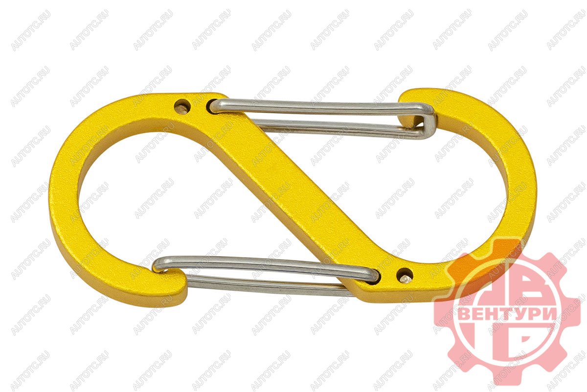 60 р. Карабин s-образный 50мм (yellow) CORD crd.s.50.y  с доставкой в г. Белгород