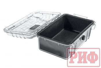 1 099 р. Кейс защитный ударопрочный РИФ 195x130x80 мм IP55 РИФ wr-64t  с доставкой в г. Белгород. Увеличить фотографию 2