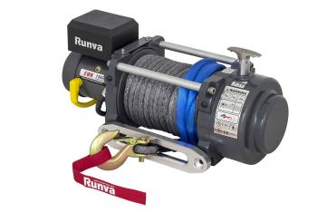 98 999 р. Лебёдка электрическая (индустр.) 24V Runva 15000 lbs 6800 кг синтетический трос RUNVA ewn15000usr24v  с доставкой в г. Белгород. Увеличить фотографию 5