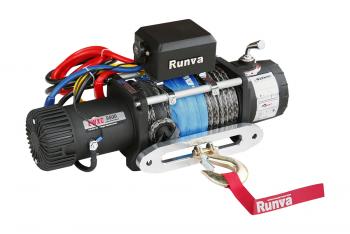 61 999 р. Лебёдка электрическая высокоскоростная 24V Runva 9500 lbs 4350 кг (синтетический трос) RUNVA ewxc9500ssr24v  с доставкой в г. Белгород. Увеличить фотографию 1