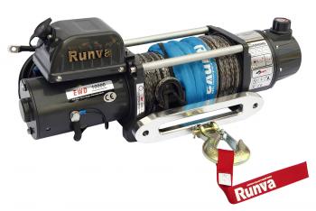 62 999 р. Лебёдка электрическая двухскоростная 12V Runva 10000 lbs 4500 кг (синтетический трос) RUNVA ewd10000usr  с доставкой в г. Белгород. Увеличить фотографию 1