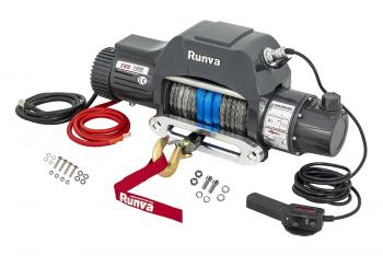 71 999 р. Лебёдка электрическая двухскоростная 12V Runva 12000 lbs 5443 кг (синтетический трос) RUNVA ewd12000sr  с доставкой в г. Белгород. Увеличить фотографию 3