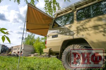 33 649 р. Маркиза автомобильная РИФ комбинированная (прямоугольная с веерной частью) 2,5 х2.5 м (левая) РИФ rifavf072525601  с доставкой в г. Белгород. Увеличить фотографию 7