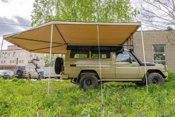 33 649 р. Маркиза автомобильная РИФ комбинированная (прямоугольная с веерной частью) 2,5х2,5 м (правая) РИФ rifavf072525602  с доставкой в г. Белгород. Увеличить фотографию 14