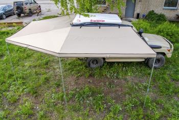 33 649 р. Маркиза автомобильная РИФ комбинированная (прямоугольная с веерной частью) 2,5х2,5 м (правая) РИФ rifavf072525602  с доставкой в г. Белгород. Увеличить фотографию 10