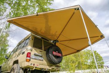 33 649 р. Маркиза автомобильная РИФ комбинированная (прямоугольная с веерной частью) 2,5х2,5 м (правая) РИФ rifavf072525602  с доставкой в г. Белгород. Увеличить фотографию 22
