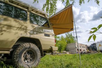 33 649 р. Маркиза автомобильная РИФ комбинированная (прямоугольная с веерной частью) 2,5х2,5 м (правая) РИФ rifavf072525602  с доставкой в г. Белгород. Увеличить фотографию 3