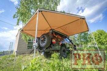 26 999 р. Маркиза автомобильная РИФ комбинированная (прямоугольная с веерной частью) 2,5х2,0 м (правая) РИФ rifavf072020602  с доставкой в г. Белгород. Увеличить фотографию 15
