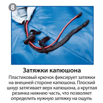 3 999 р. Мешок спальный BTrace Broad (Правый,СерыйСиний), (ТК: 0C) BTrace s0568  с доставкой в г. Белгород. Увеличить фотографию 12
