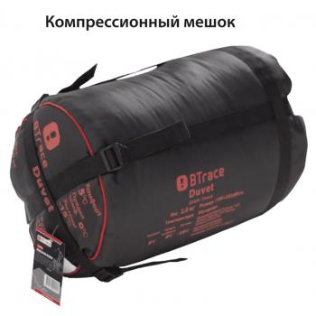 5 349 р. Мешок спальный BTrace Mega (Левый,СерыйСиний), (ТК: -5C) BTrace s0565  с доставкой в г. Белгород. Увеличить фотографию 6