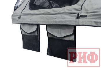 104 499 р. Палатка на крышу автомобиля РИФ Soft RT02-120, тент серый, 400 гр., 120х240х115 см РИФ rifrt0212080001  с доставкой в г. Белгород. Увеличить фотографию 16