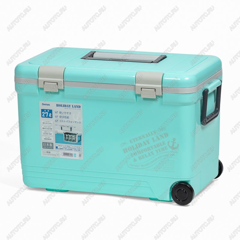 10 749 р. Термобокс SHINWA Holiday Land Cooler 27H синий SHINWA hlc-27h-bl  с доставкой в г. Белгород