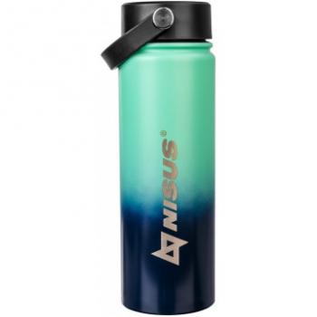 1 269 р. Термобутылка NISUS 530ML три крышки (синийбирюзовый) HELIOS n.tb-022-tb  с доставкой в г. Белгород. Увеличить фотографию 1