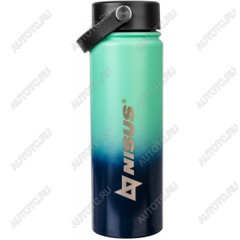 1 269 р. Термобутылка NISUS 530ML три крышки (синийбирюзовый) HELIOS n.tb-022-tb  с доставкой в г. Белгород