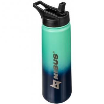 1 269 р. Термобутылка NISUS 530ML три крышки (синийбирюзовый) HELIOS n.tb-022-tb  с доставкой в г. Белгород. Увеличить фотографию 5