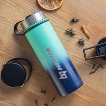 1 269 р. Термобутылка NISUS 530ML три крышки (синийбирюзовый) HELIOS n.tb-022-tb  с доставкой в г. Белгород. Увеличить фотографию 15