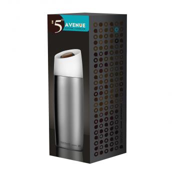 2 499 р. Термокружка THE 5TH AVENUE, 390 мл, черная ASOBU v800.06-black  с доставкой в г. Белгород. Увеличить фотографию 2