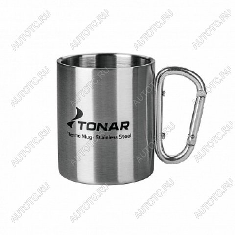 589 р. Термокружка ТОНАР 300ML ручка-карабин ТОНАР t.tk-032-300  с доставкой в г. Белгород