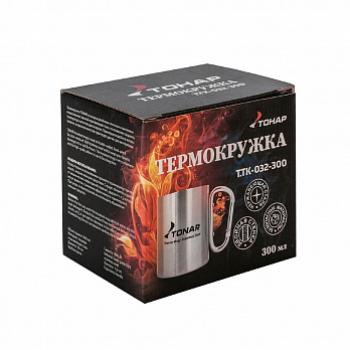 589 р. Термокружка ТОНАР 300ML ручка-карабин ТОНАР t.tk-032-300  с доставкой в г. Белгород. Увеличить фотографию 4