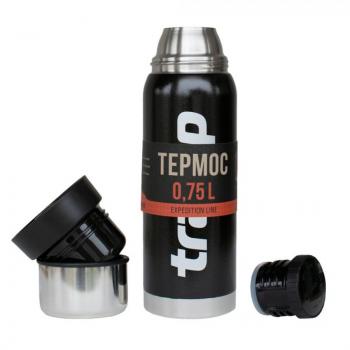 1 749 р. Термос TRAMP Expedition line 0,75 л., Черный TRAMP trc-031-9009  с доставкой в г. Белгород. Увеличить фотографию 4