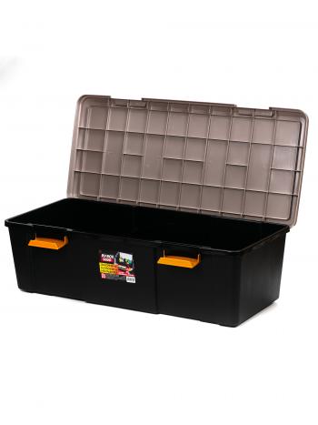5 399 р. Ящик экспедиционный IRIS RV BOX 900D ORCHERBLACK 60 л 90x40x28 см IRIS OHYAMA rv900do  с доставкой в г. Белгород. Увеличить фотографию 2