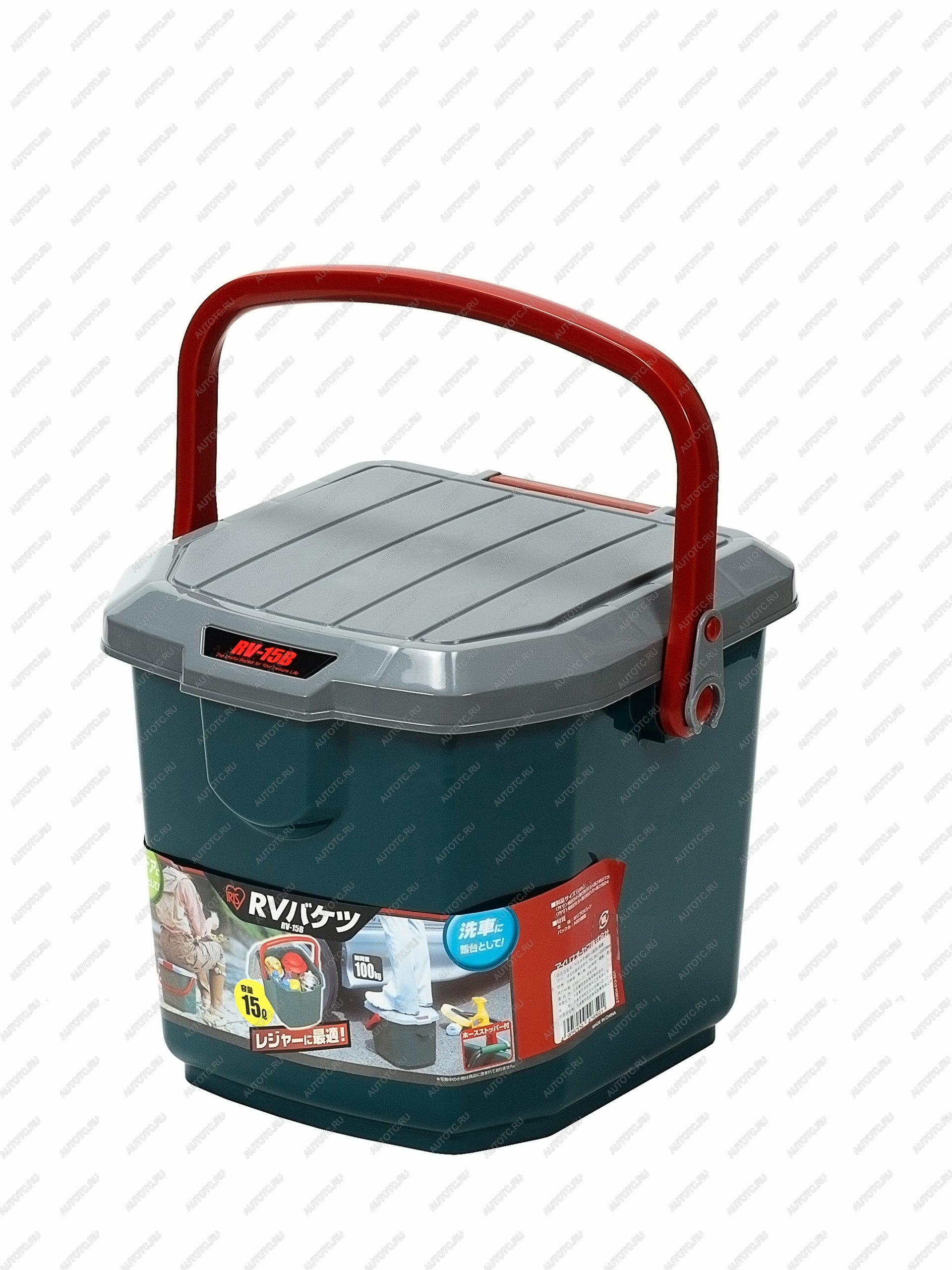 2 189 р. Ящик экспедиционный IRIS RV BOX Bucket 15B, 15 литров 34x32x28 см. IRIS OHYAMA bucket-15b  с доставкой в г. Белгород