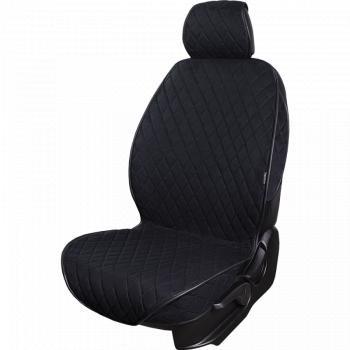 3 299 р. Накидка на сиденье (2 места Софа) ФЕНИКС ст РОМБ Lord Autofashion SOUEAST S07 1 (2024-2025) (черный, строчка черная)  с доставкой в г. Белгород. Увеличить фотографию 3