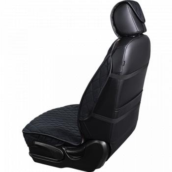 3 299 р. Накидка на сиденье (2 места Софа) ФЕНИКС ст РОМБ Lord Autofashion SOUEAST S07 1 (2024-2025) (черный, строчка черная)  с доставкой в г. Белгород. Увеличить фотографию 5