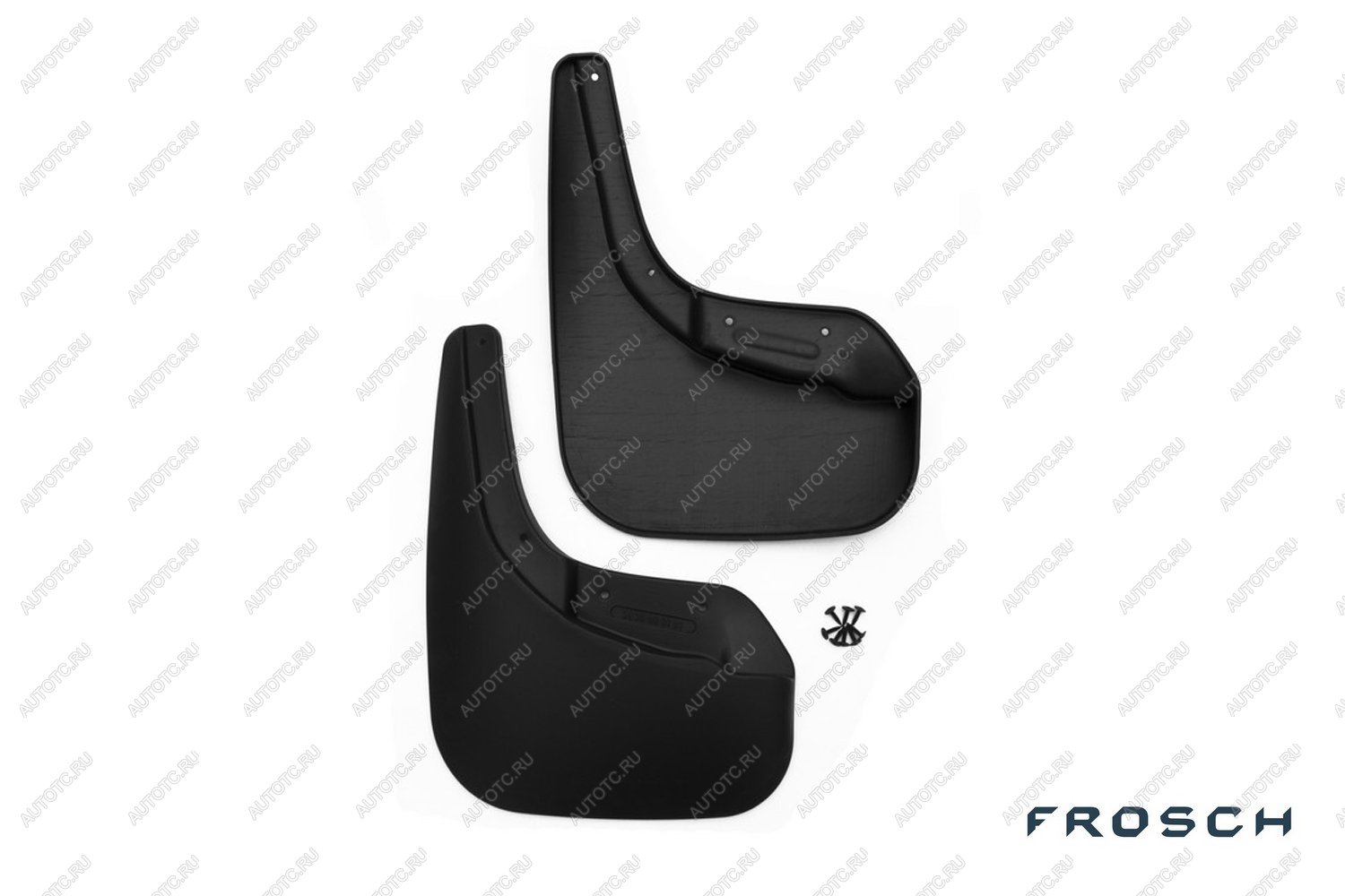 4 799 р. Брызговики передние VOLKSWAGEN TOUAREG, 2015-2018 вн. 2 шт. (optimum) в коробке  Фольксваген Туарег FROSCH frosch.51.36.f13  с доставкой в г. Белгород