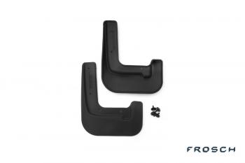 Брызговики передние HYUNDAI Solaris, 022014-2020, сед., 2 шт.(optimum) в коробке  Хендай Солярис FROSCH frosch.20.01.f10