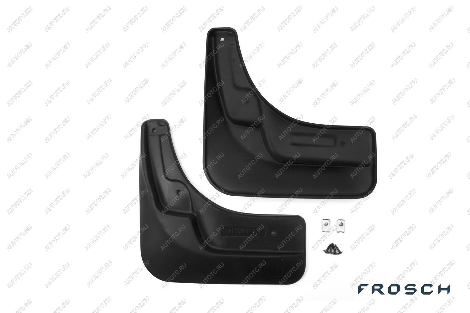 4 799 р. Брызговики передние VW Tiguan, 2007-2017, внед. (optimum) в коробке  Фольксваген Тигуан FROSCH frosch.51.21.f13  с доставкой в г. Белгород