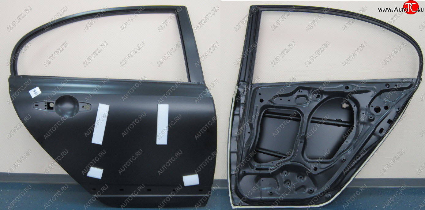 14 999 р. Правая дверь задняя BodyParts Honda Civic FD седан дорестайлинг (2005-2008) (Неокрашенная)  с доставкой в г. Белгород