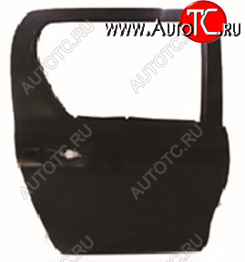 16 449 р. Правая дверь задняя BodyParts Toyota Hilux AN120 дорестайлинг (2016-2020) (Неокрашенная)  с доставкой в г. Белгород