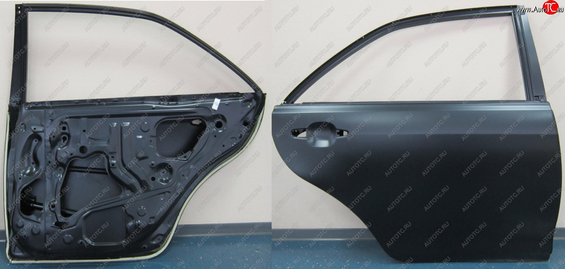 7 949 р. Правая дверь задняя BodyParts Toyota Camry XV40 дорестайлинг (2006-2008) (Неокрашенная)  с доставкой в г. Белгород
