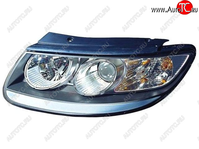 8 499 р. Левая фара (c электрокорректором) BODYPARTS Hyundai Santa Fe CM дорестайлинг (2006-2009)  с доставкой в г. Белгород