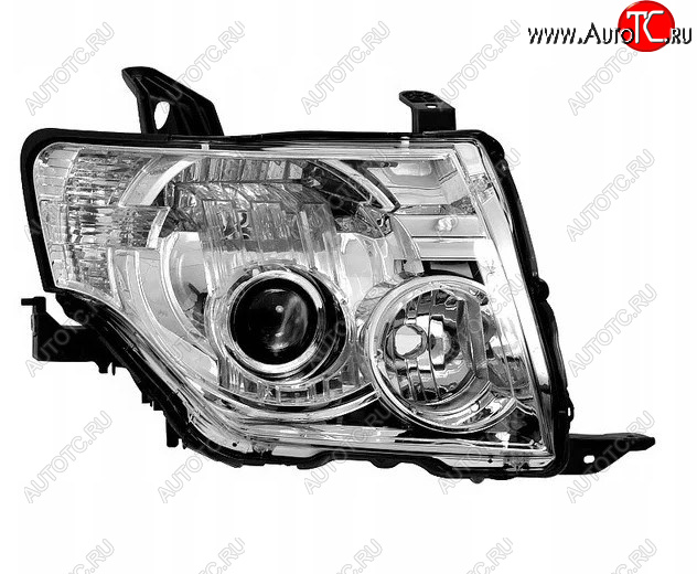 8 799 р. Правая фара (ксенон) BODYPARTS Mitsubishi Pajero 4 V80 дорестайлинг (2006-2011)  с доставкой в г. Белгород