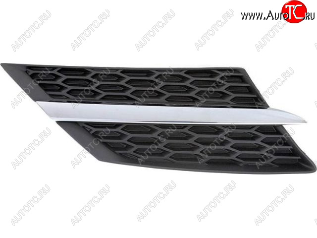 1 129 р. Правая решетка радиатора BodyParts Toyota RAV4 XA40 5 дв. дорестайлинг (2012-2015) (хром серый)  с доставкой в г. Белгород
