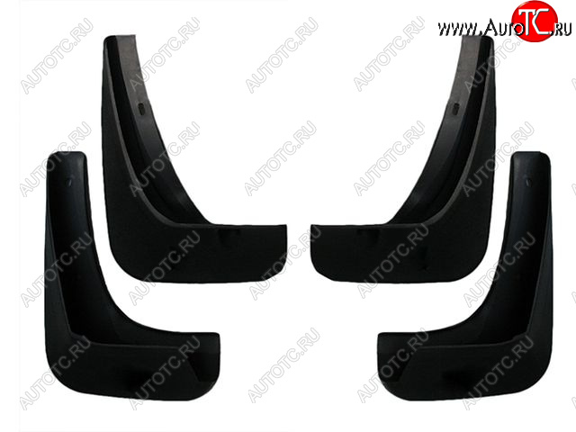 679 р. Комплект брызговиков (4 штуки) BodyParts Chevrolet Aveo T250 седан рестайлинг (2006-2011)  с доставкой в г. Белгород
