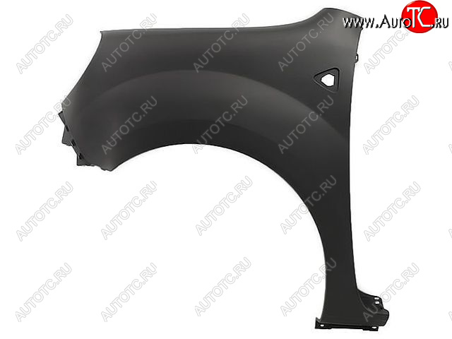 4 549 р. Левое крыло (с отверстием под повторитель поворота, Тайвань) BodyParts Renault Kangoo KW0 дорестайлинг (2008-2013) (Неокрашенное)  с доставкой в г. Белгород