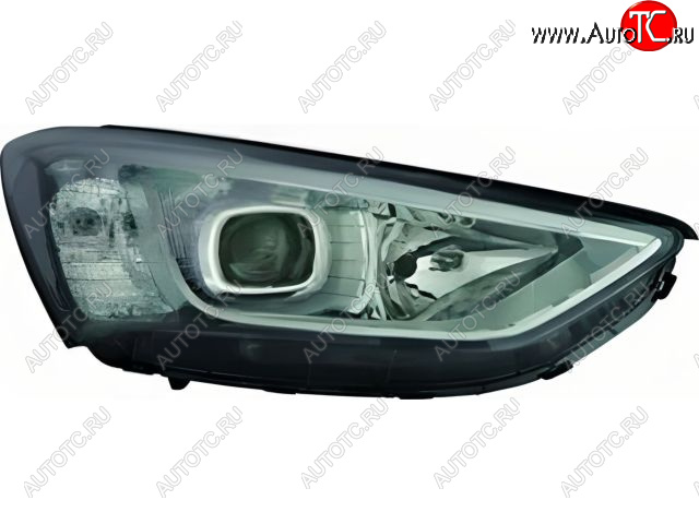 9 999 р. Правая фара (корректор, линзован) BodyParts Hyundai Santa Fe DM дорестайлинг (2012-2016)  с доставкой в г. Белгород