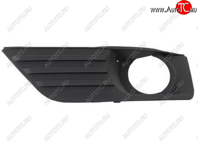 121 р. Левая вставка переднего бампера (с отверстием под ПТФ, пр-во Китай) BODYPARTS Ford Focus 2  седан дорестайлинг (2004-2008)  с доставкой в г. Белгород