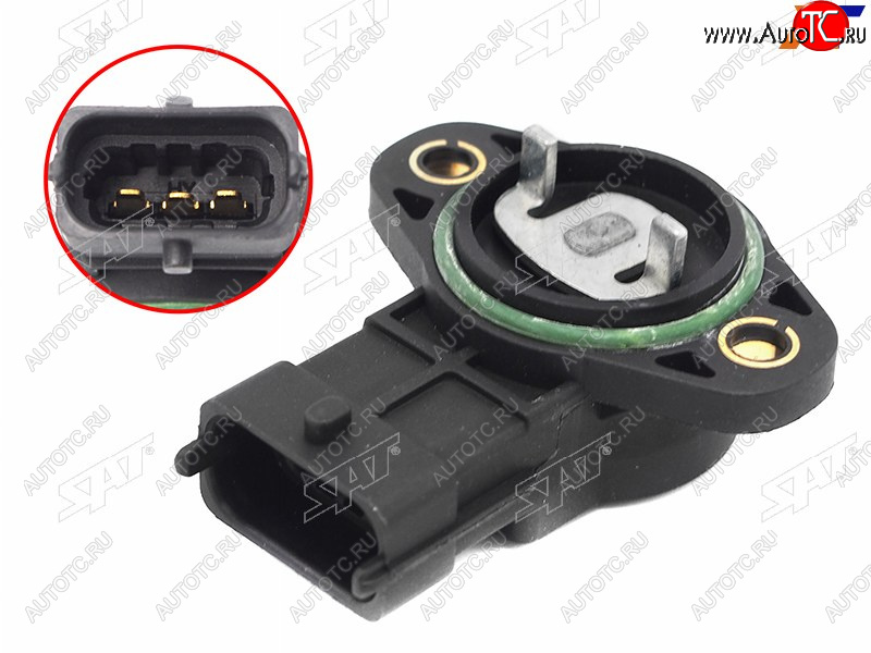 679 р. Датчик положения дроссельной заслонки 1,41,6 HYUNDAI AccentGetzSonata 05-KIA Rio 05- SAT ST-35170-26900  с доставкой в г. Белгород