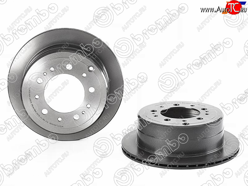 5 699 р. Задний тормозной диск (вентилируемый) BREMBO  Lexus LX470  J100 (1998-2007), Toyota Land Cruiser  100 (1998-2005)  с доставкой в г. Белгород