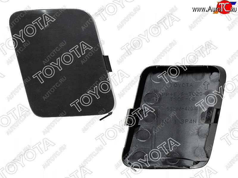 959 р. Заглушка бампера LH под крюк SAT Toyota RAV4 XA50 5 дв. дорестайлинг (2018-2025)  с доставкой в г. Белгород
