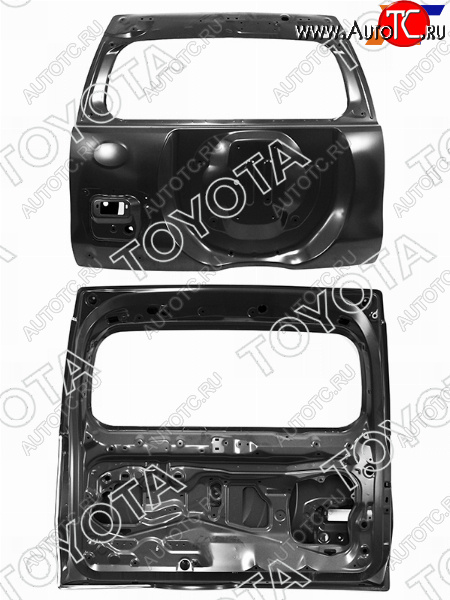 46 999 р. Дверь багажника (оригинал) TOYOTA  Toyota Land Cruiser Prado  J150 (2017-2025) 2-ой рестайлинг, 3-ий рестайлинг (Неокрашенная)  с доставкой в г. Белгород